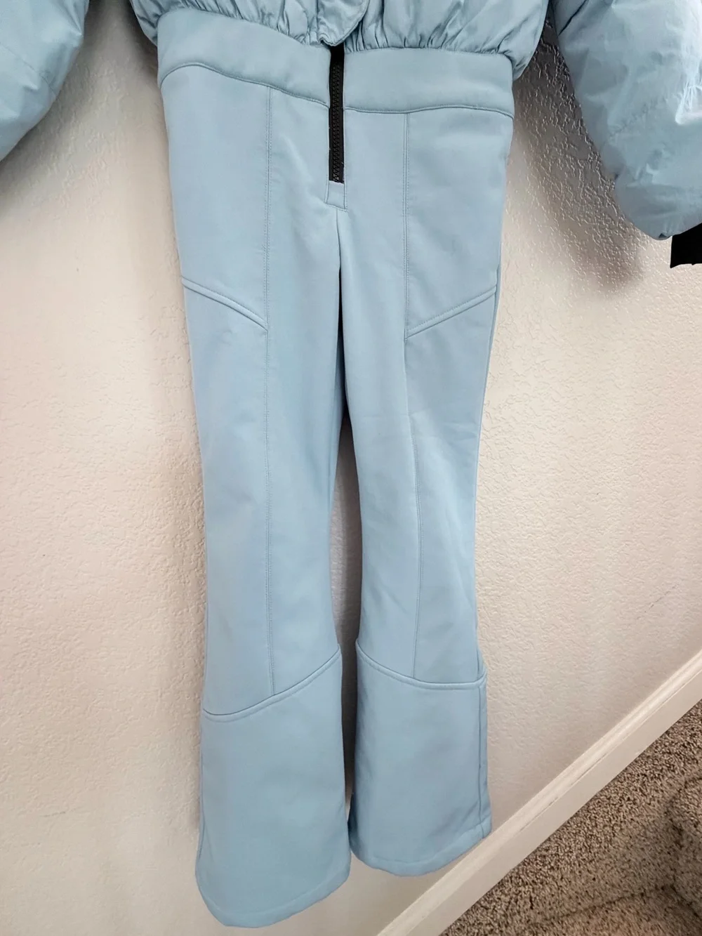 Zara Kids One-Piece Ski Suit Light Blue Size 9-10